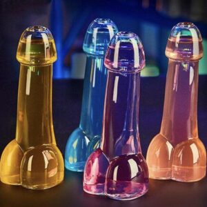 Botella de Cristal Con Forma De Pene Botella de Cristal Con Forma De Pene