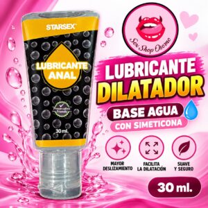 Lubricante Anal Dilatador Starsex 30 ml – Base Agua con Simeticona Lubricante Anal Dilatador Starsex 30 ml – Base Agua con Simeticona